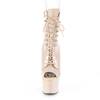 Pleaser - ADORE1021 Bottes de plateforme, Pole dance chaussures - Chaussures de pole dance - Beige Product image